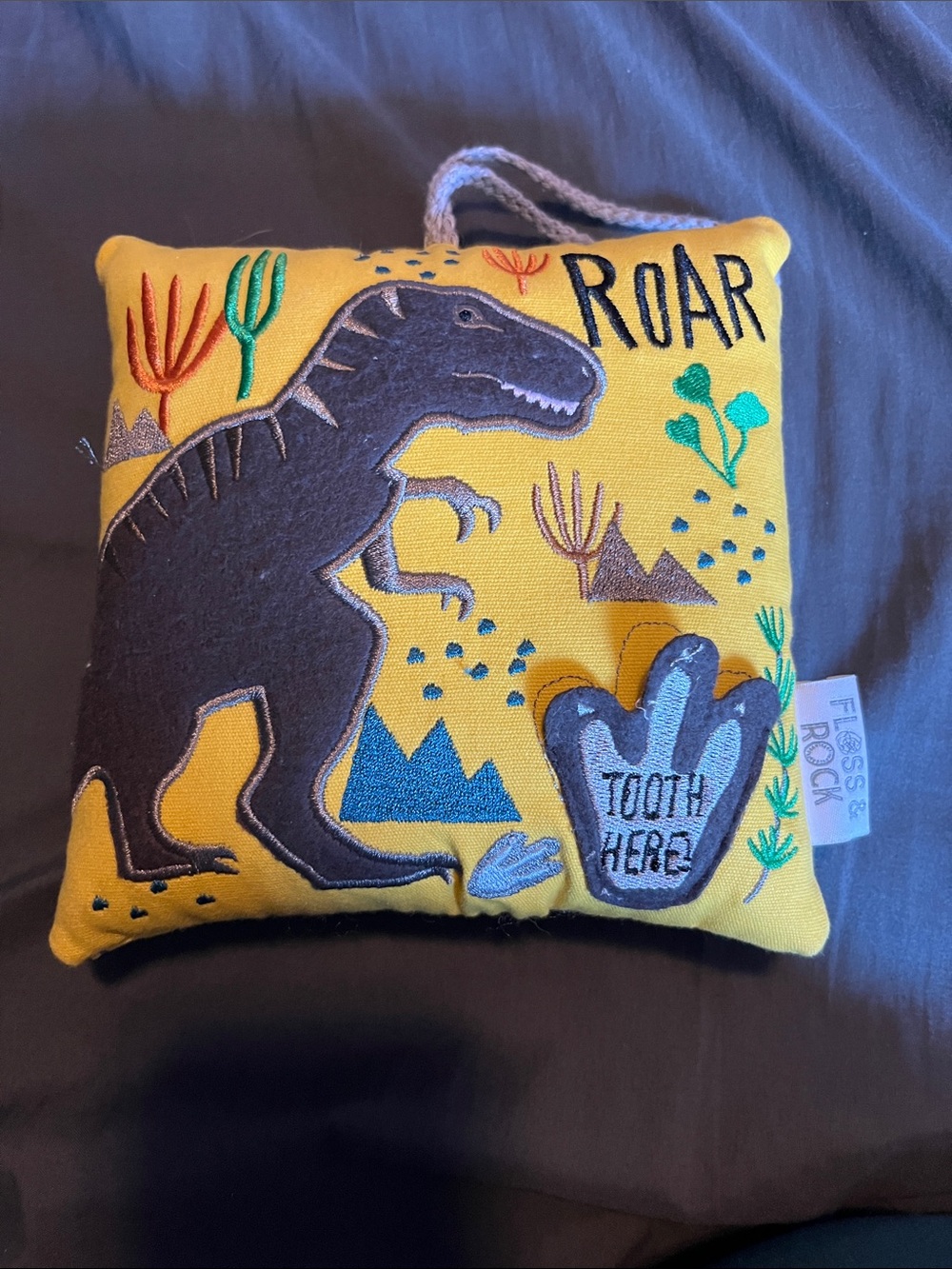 Tooth Fairy Bag, hangs on door knob.